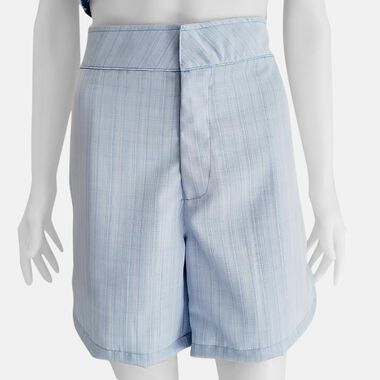 Unifarbene Shorts für Frauen, Hellblau, Größe 36