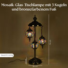 Mosaik Tischlampe mit Sockel image number 1