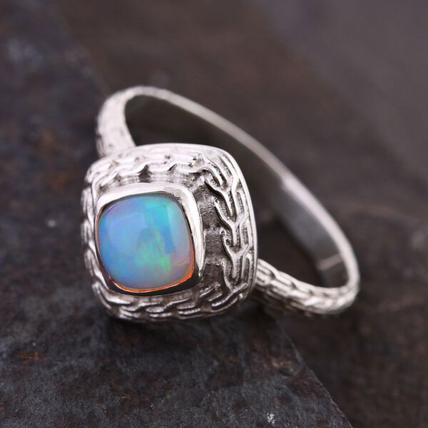 Royal Bali Kollektion - Natürlicher, äthiopischer Welo Opal-Ring - 1,07 ct. image number 1