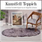 Kunstfell Teppich, silber image number 4