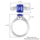 RHAPSODY AAAA Tansanit und VS EF Diamant Ring in 950 Platin - 2,47 ct. image number 4