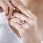 Rose De France Amethyst und Zirkon Ring - 6,06 ct. image number 2