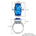 Karibik Quarz und Zirkon Ring - 17,77 ct. image number 6