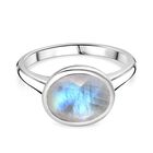 AA Regenbogen Mondstein Ring - 5,24 ct. image number 0