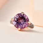 Rose De France Amethyst und  Zirkon Ring - 8,30 ct. image number 1