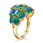 Pfau Quarz Triplett Ring - 7,39 ct. image number 4