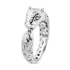 Royal Bali Kollektion- Jaguar Ring in 925 Silber image number 3