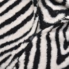 Hoodie mit Kapuze im Zebra-Muster, Weiß und schwarz image number 4