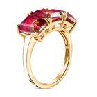 Wassermelonen Quarz Triplett Ring - 5,42 ct. image number 4