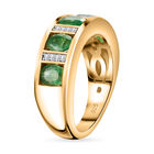 Kagem sambischer Smaragd und Zirkon-Ring - 1,73 ct. image number 4