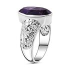 Afrikanischer Amethyst Ringe 925 Silber (Größe 16.00) ca. 7,34 ct image number 3