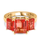 Padparadscha Quarz Triplett Ring - 5,30 ct. image number 0