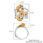 Royal Bali Kollektion- Drachen Ring im Stacking-Stil image number 5