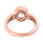 AA Martha Rocha Kunzit-Ring, 925 Silber Roségold Vermeil  ca. 1,69 ct image number 5