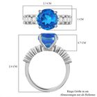 Karibik Quarz und Zirkon Ring - 3,94 ct. image number 6