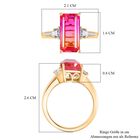 Sunset Quarz Triplett und Zirkon Ring - 4,82 ct. image number 6