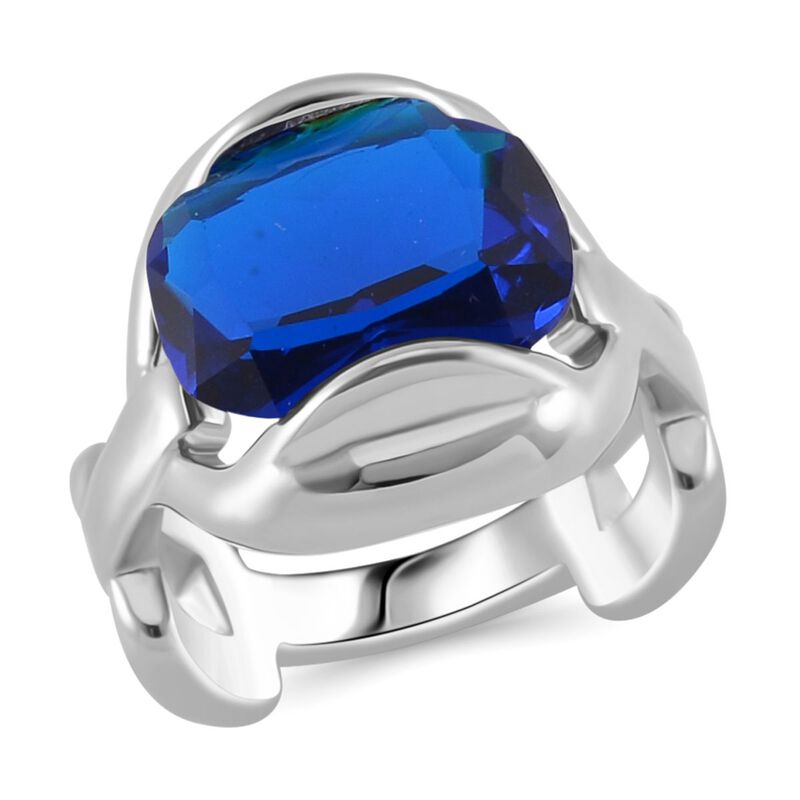 Blauer Kristall-Ring image number 0