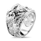 Royal Bali Kollektion- Elefant Silber Ring image number 3