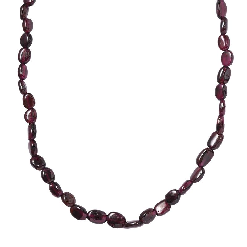 Rote Granat-Halskette, 45 cm - 85 ct. image number 0