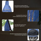 Stepp-Slingtasche, RFID Schutz, Blau image number 3