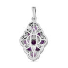 Natürlicher, marokkanischer Amethyst und Zirkon-Anhänger - 2,53 ct. image number 4