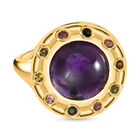 Afrikanischer Amethyst und mehrfarbiger Turmalin-Ring - 7,05 ct. image number 0