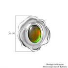 Ammolit Ohrringe 925 Silber rhodiniert ca. 2,36 ct. image number 4