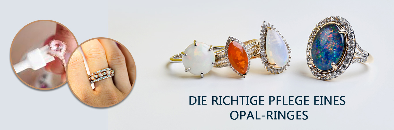 Die richtige Pflege eines Opal-Rings: Glanz und Langlebigkeit bewahren