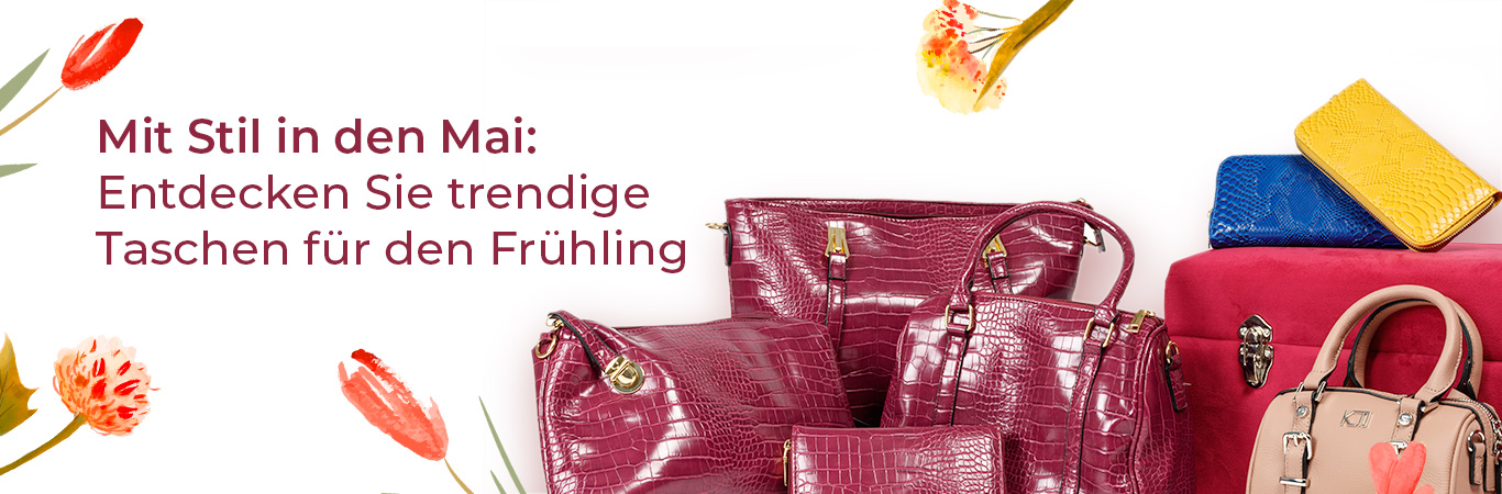 Mit Stil in den Mai: Entdecken Sie trendige Taschen für den Frühling 