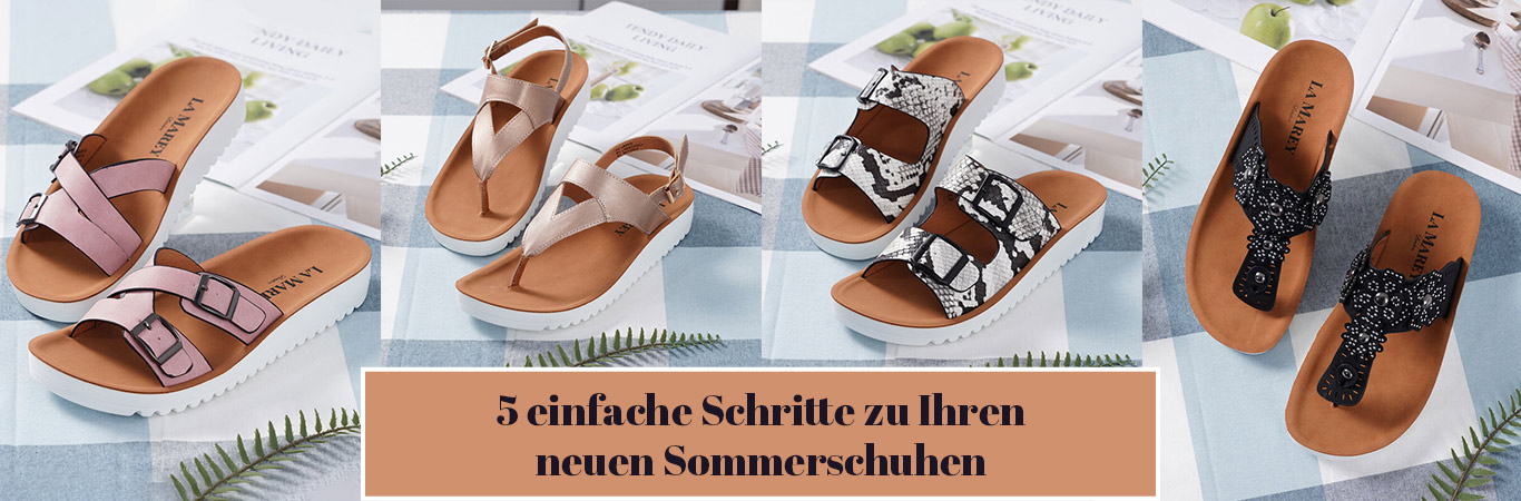 5 einfache Schritte zu Ihren neuen Sommerschuhen 