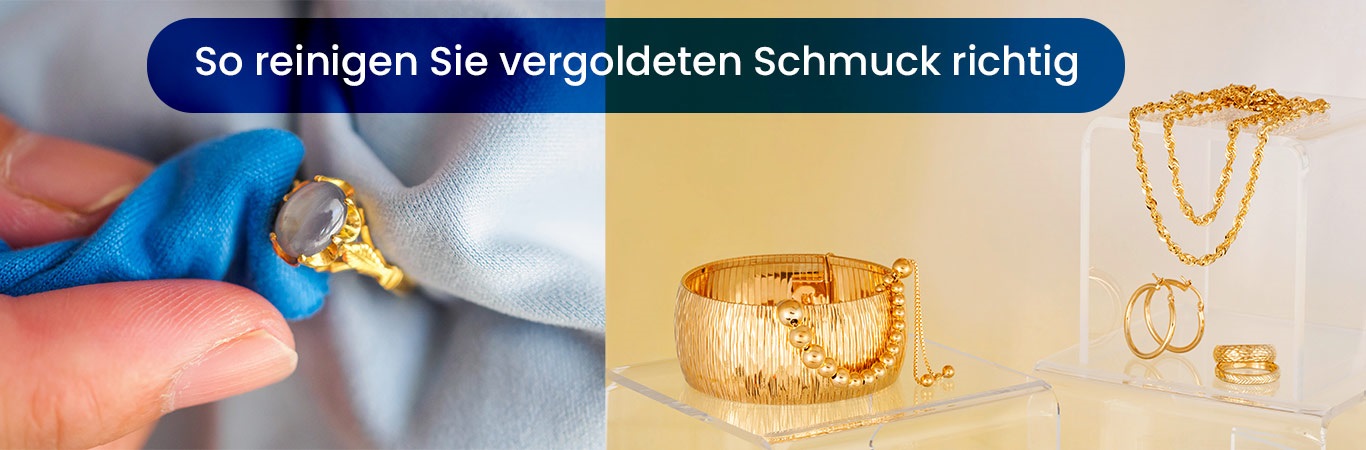 So reinigen Sie Ihren vergoldeten Schmuck richtig 